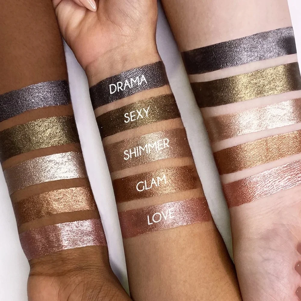 🌿 Girlactik METALLIC EYE SPARKLE EYESHADOW + BASIC BEAUTY Eyeshadow Primer
